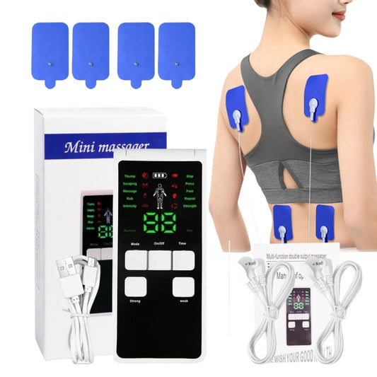 8 Mode TENS Physiotherapy Muscle Electrical Stimulator Digital Therapy EMS Acupuncture Body Massage