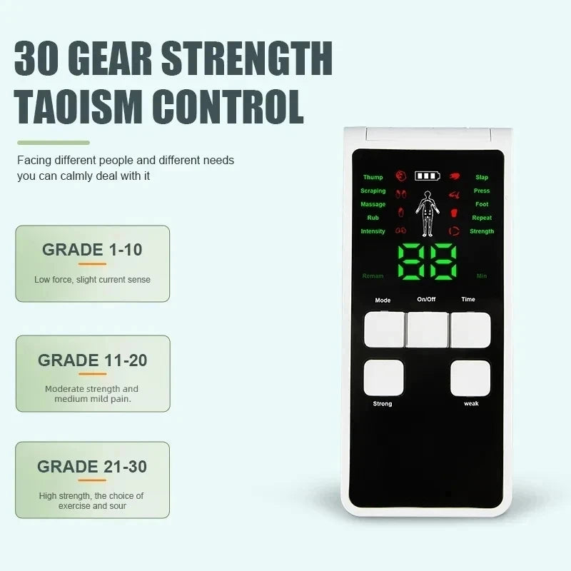 8 Mode TENS Physiotherapy Muscle Electrical Stimulator Digital Therapy EMS Acupuncture Body Massage